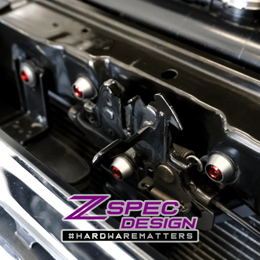 Zspec Stage-2 Dress Up Bolts® Fastener Kit For '05-21 Nissan Frontier D40, Titanium & Billet 15