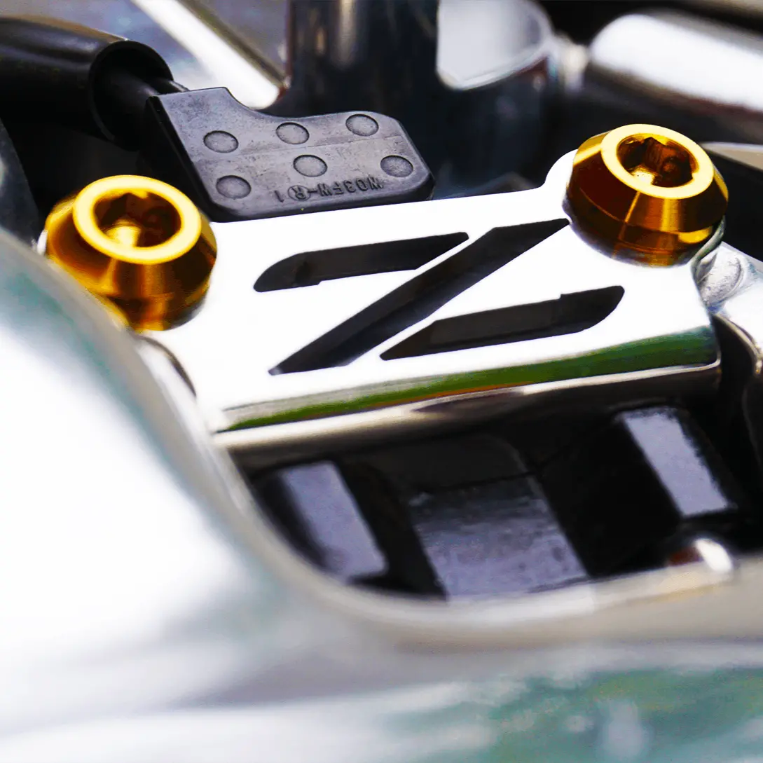 Zspec Coil Brackets Dress Up Bolts® Fastener Kit For 300Zx Z32, Titanium 1