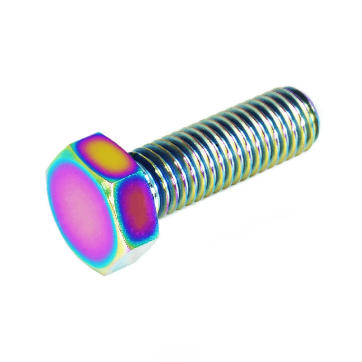 Zspec M10-1.25X25mm Metric Hex-Bolt Fastener, Titanium Grade-5 1