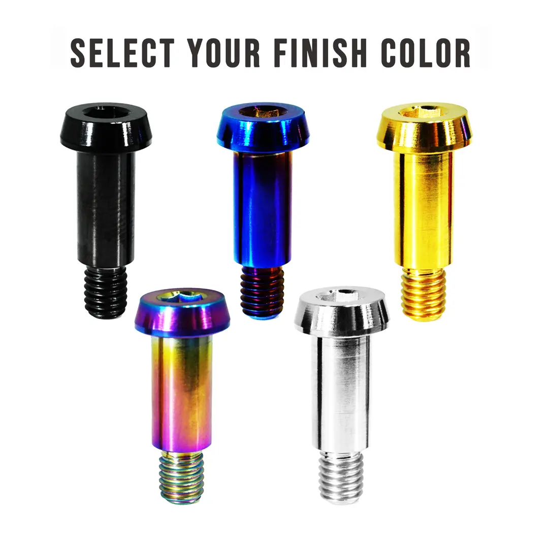 Zspec M6-1.0X24mm Shoulder Bolt, 15.7Mm Shoulder/Shank Length, Grade-5 Titanium 1