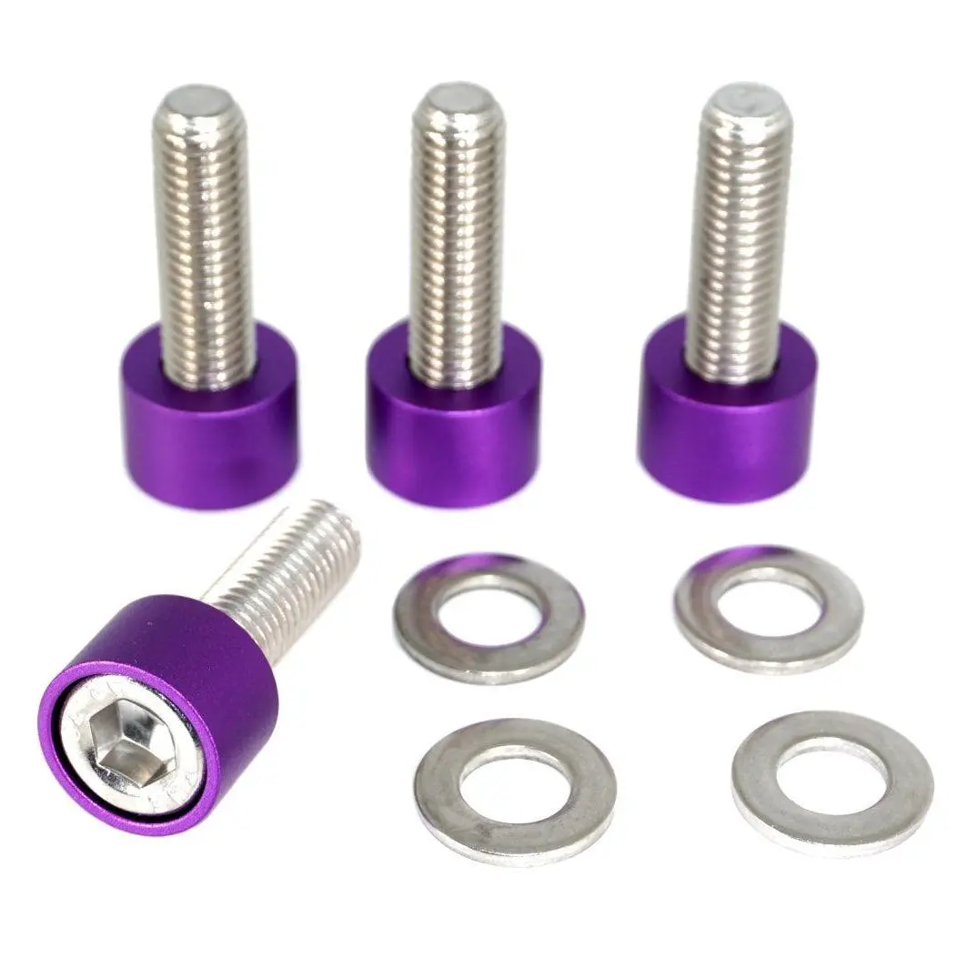 Zspec Front Strut Cross-Braces Fasteners For '20+ Toyota Supra Mkv Gr A90, Stainless & Billet 1