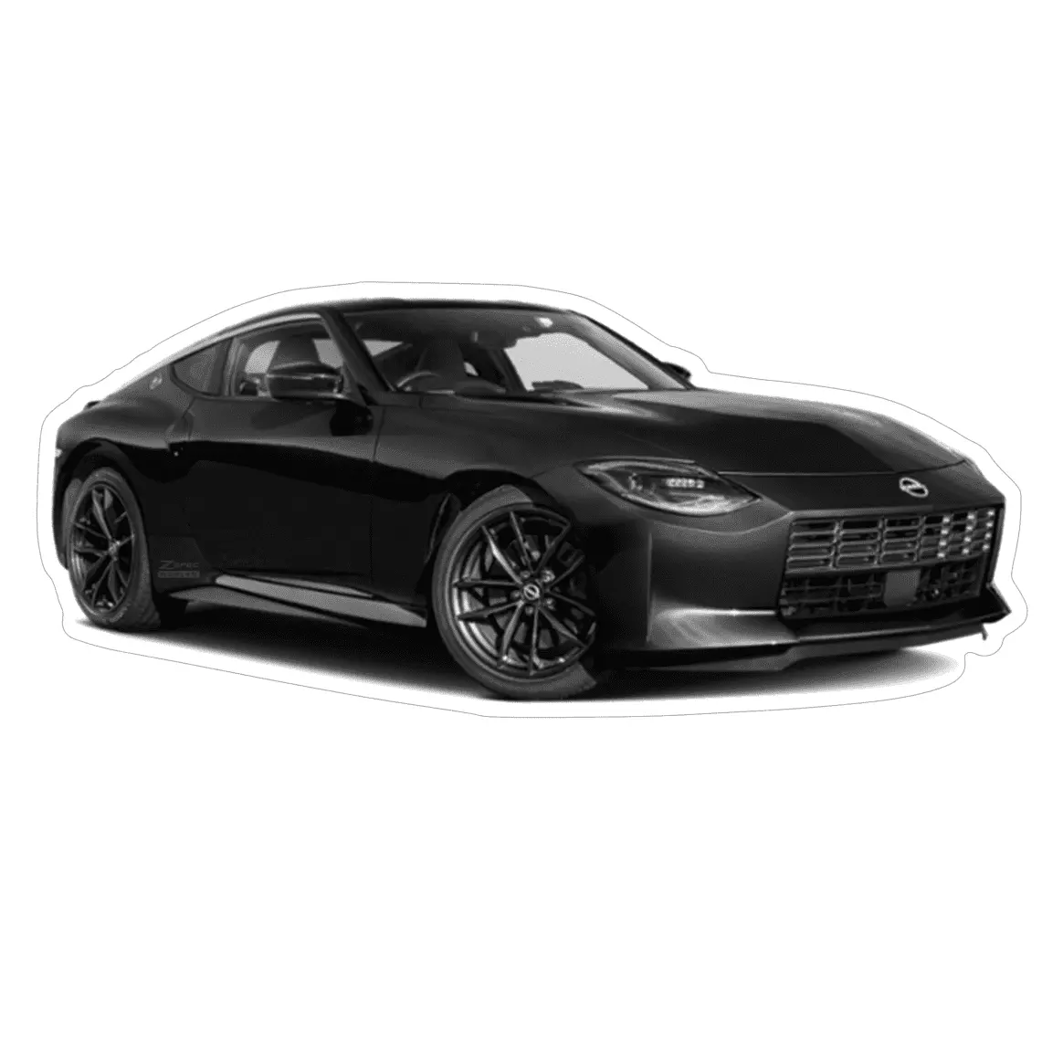 Nissan Z Rz34 Sports Car Vinyl Decal / Sticker, Black 1