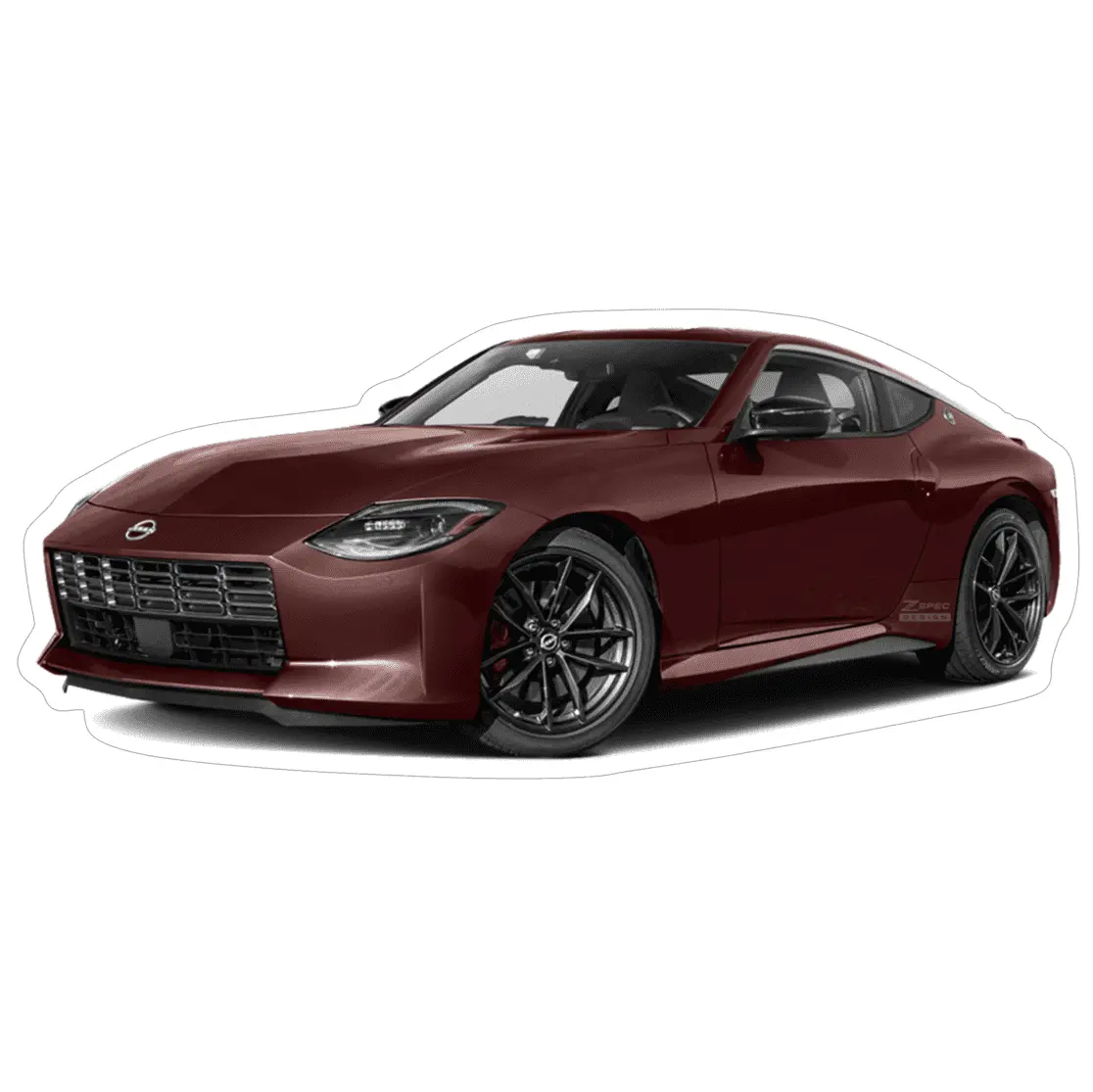 Nissan Z Rz34 Sports Car Vinyl Decal / Sticker, Rosewood 1