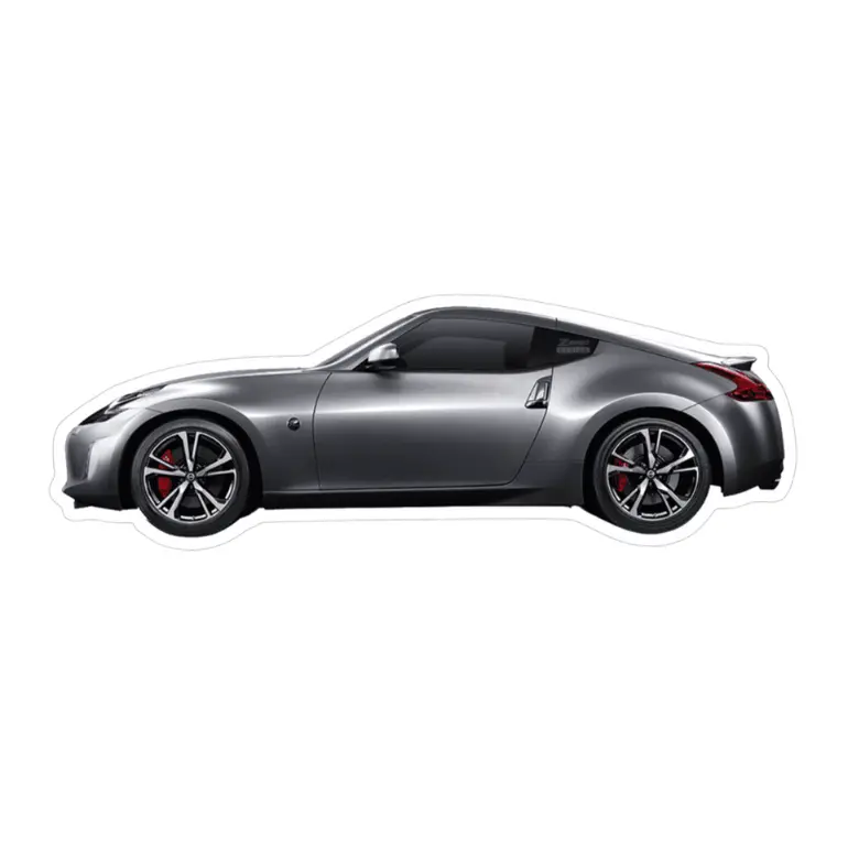 Nissan 370Z Z34 Sports Car (Charcoal) Vinyl Decal / Sticker 1