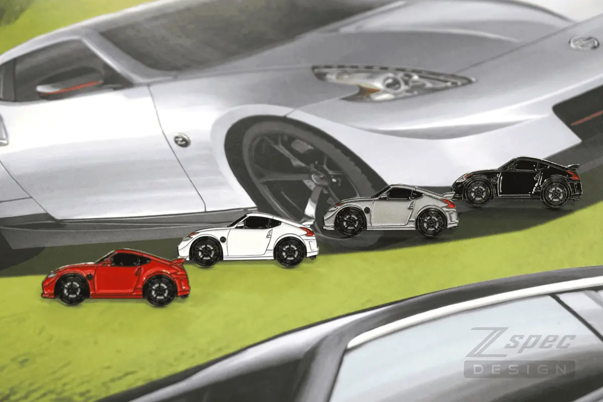 Zspec Nissan 370Z / Z34 Nismo V1 - Edition Lapel / Hat Pin 3