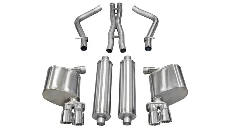 Corsa 11-13 Dodge Charger R/T 5.7L V8 Polished Sport Cat-Back Exhaust 1