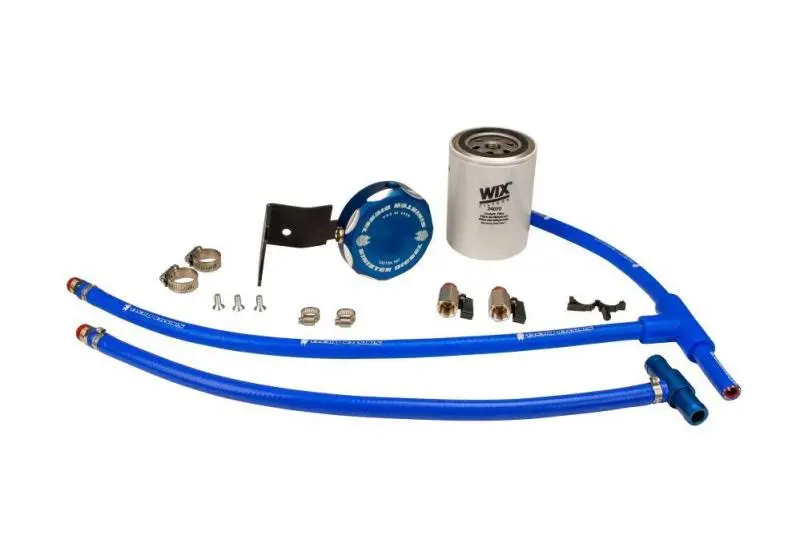Sinister Diesel Coolant Filtration System For 2003–2007 Ford 6.0L Powerstroke – Wix Round Filter Design 1