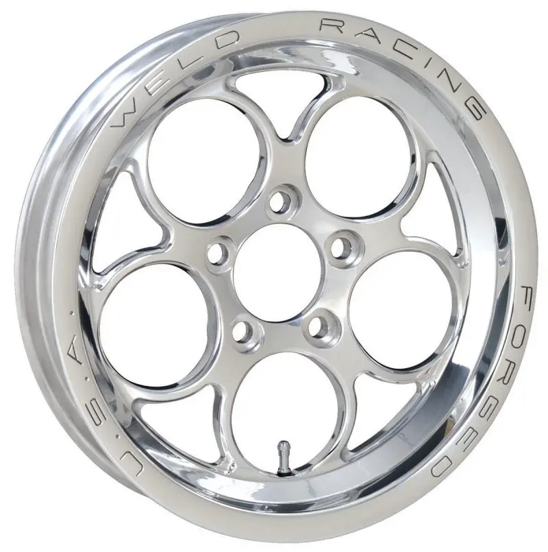 Weld Magnum 15X3.5 Polished One-Piece Wheel – 5X4.75 Bolt Pattern, 2.25-Inch Backspace, Non-Beadlock 1