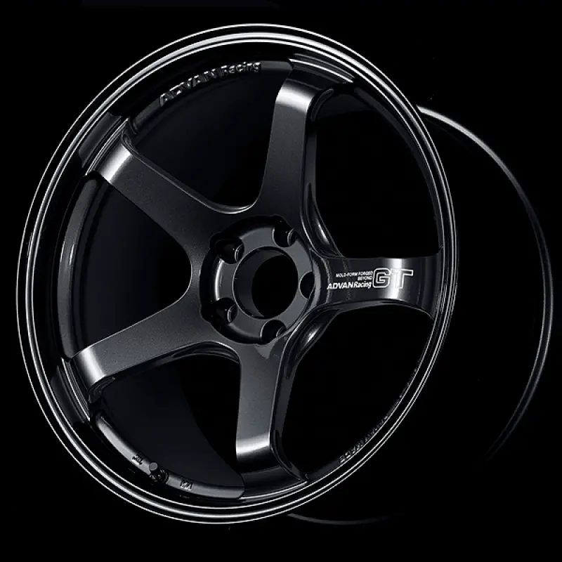 Advan Gt Beyond Forged Alloy Wheel: 17X9", +45Mm Offset, 5X114.3, Titanium Black Finish 1