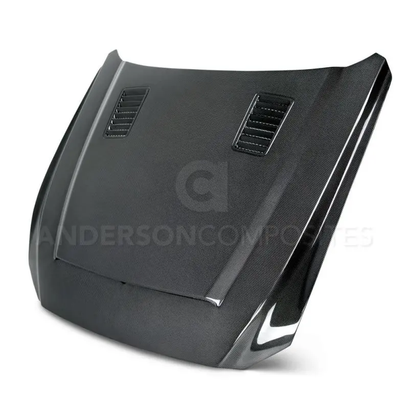 Anderson Composites Super Snake Dual-Sided Hood For 2015–2017 Ford Mustang (Excludes Gt350/Gt350R) 1
