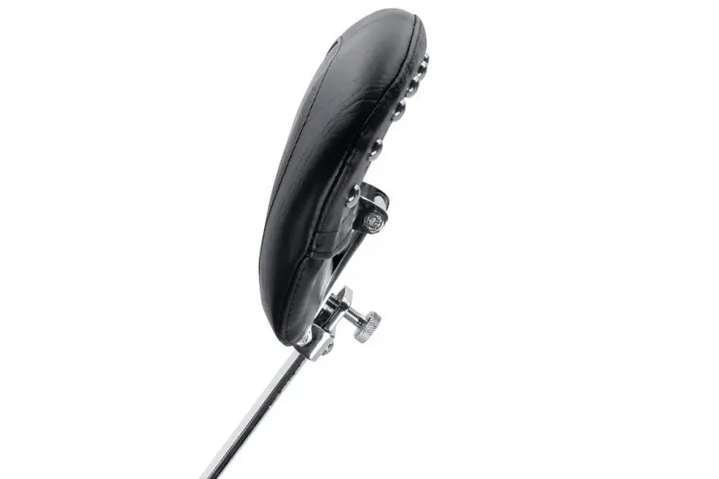 Mustang Passenger Backrest Kit For Harley-Davidson Touring Models — Fits Electra Glide, Road King, Street Glide (2008–2021), Black With Mounting Studs 1