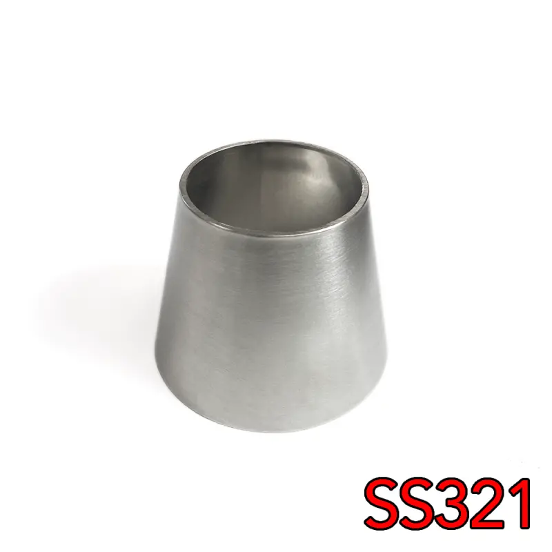 Stainless Bros Ss321 Stainless Steel Transition Reducer — 2" To 2.5", 16Ga (.065" Wall), 1.188" Length 1