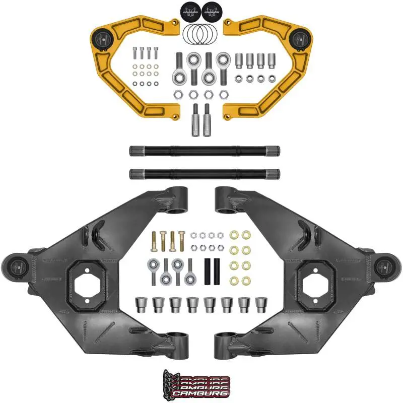 Camburg 21-25 Ford Bronco 21-25 Trail Series L/T Kit W/ Axles (Billet Xj Uca) (Gold) 1