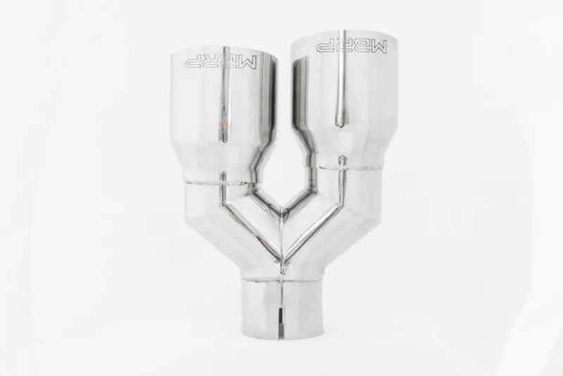 Mbrp Universal Dual-Tip Stainless Steel Exhaust Tip – 3.5" Od / 2.5" Inlet, T304 Grade 1