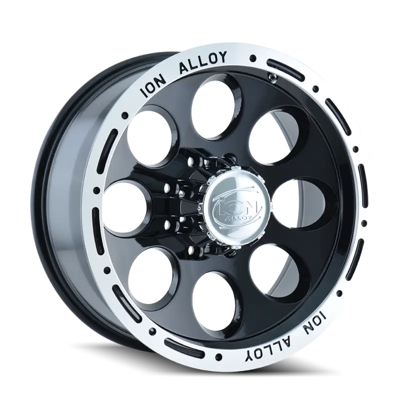 Ion Type 174 15X8 / 5X127 Bp / -27Mm Offset / 83.82Mm Hub Black/Machined Wheel 1
