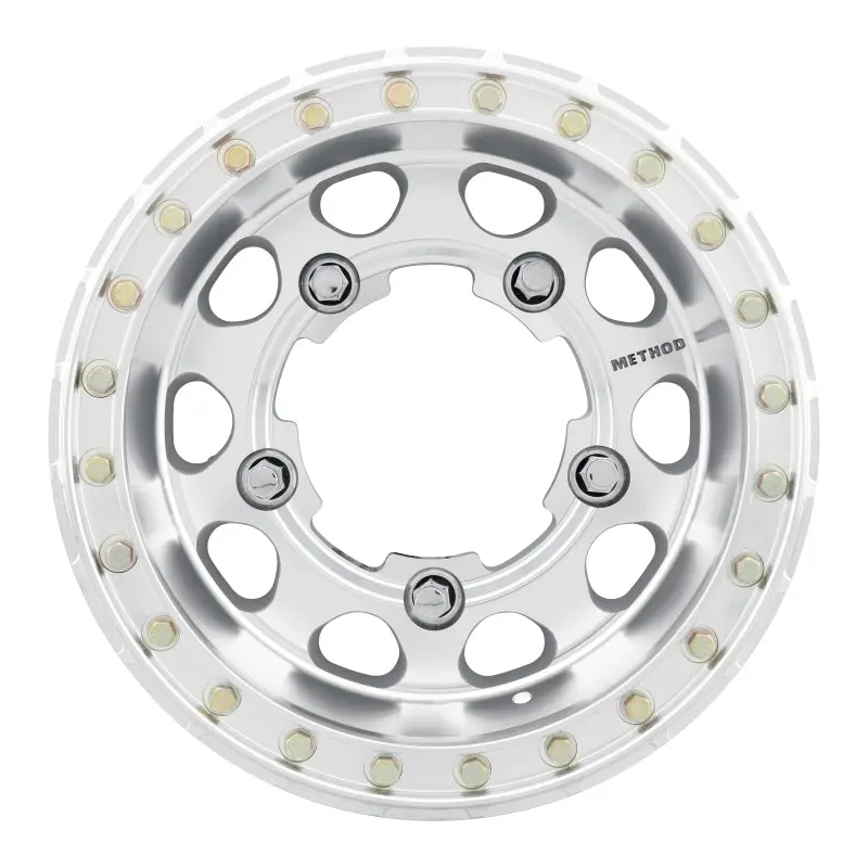 Method Mr103 Buggy Beadlock 17X6.5 -19Mm Offset 5X205 160Mm Cb Raw Machined W/Bh-H24125 Wheel 1