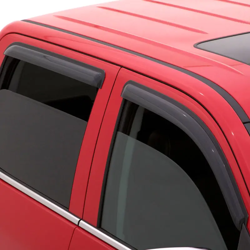 Avs Ventvisor Window Deflectors For 2010–2013 Mazda 3 – Smoke Tint, Outside-Mount, 4-Piece Set 1
