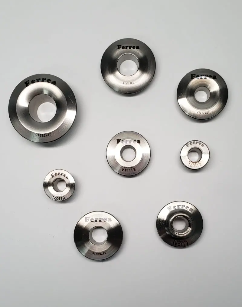 Ferrea Subaru Sti Double Spring 6 Deg Pro Cnc Titanium Retainer - Set Of 16 1