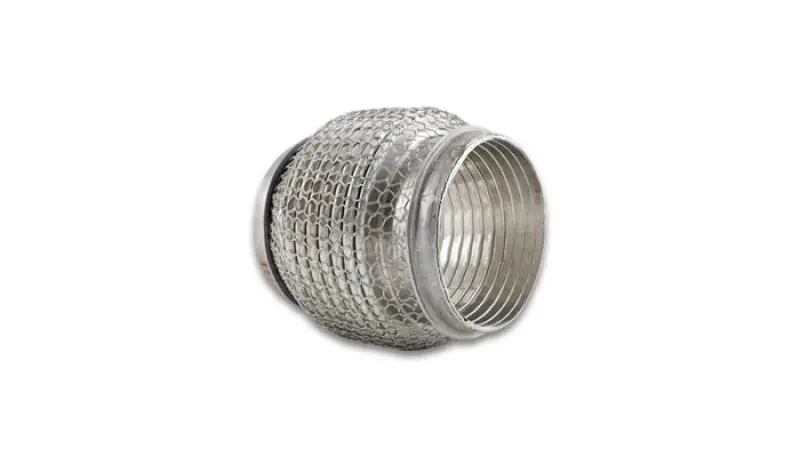 Vibrant Ss Flex Coupling With Interlock Liner And Mesh Braid 3In Inlet/Outlet X 4In Long 1