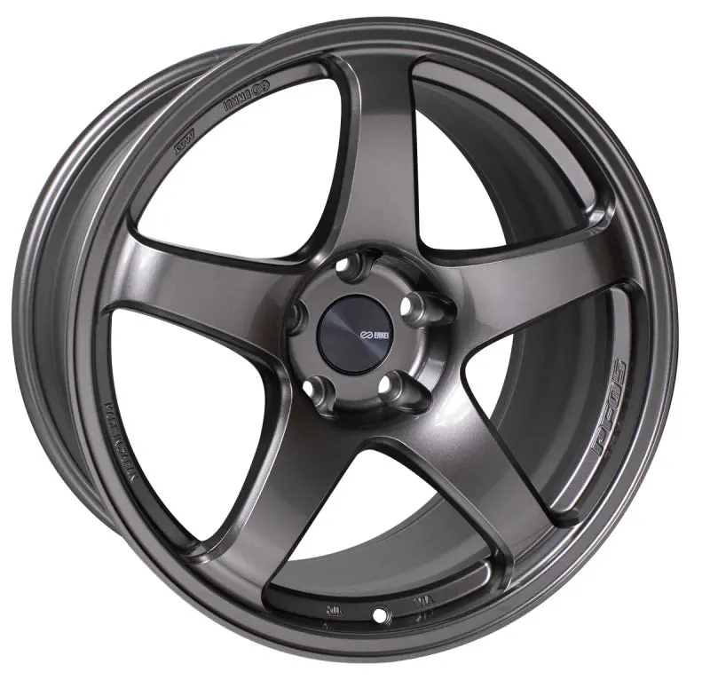Enkei Pf05 19X8.5 5X114.3 38Mm Offset 75Mm Bore Dark Silver Wheel 1
