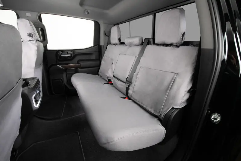 Covercraft 11-24 Dodge Ram Polycotton Seatsaver Custom Second Row Seat Covers - Grey 1