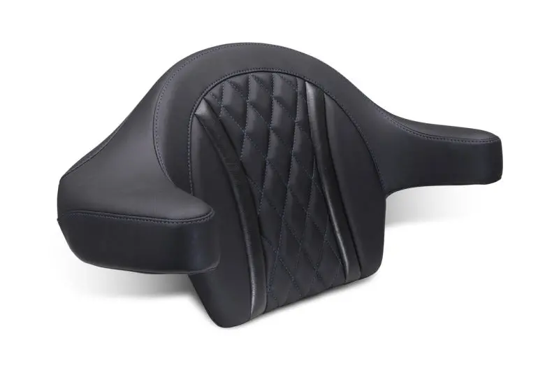 Mustang 23-25 Harley Cvo Road Glide (St) Deluxe Diamond Ext Arm Wrap-Around Backrest Black 1