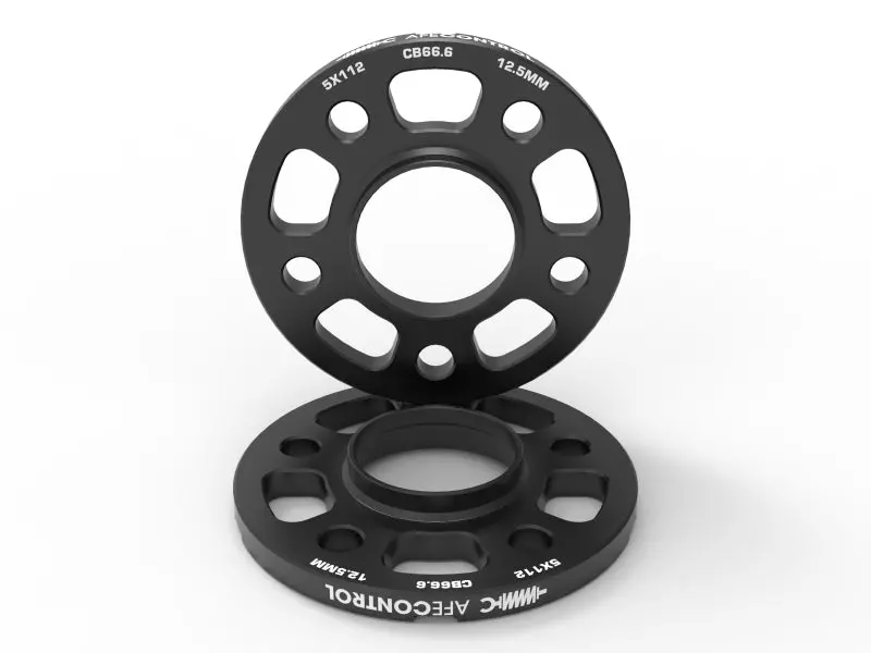 Afe Control Billet Aluminum Wheel Spacers – 5X112Mm Pcd, 66.6Mm Center Bore, 12.5Mm Thickness (Toyota Gr Supra / Bmw G-Series) 1