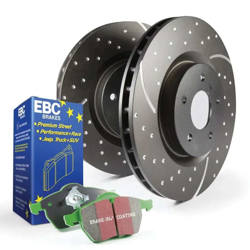 Ebc Greenstuff Brake Pad & Gd Series Rotor Kit – S10 Package 1