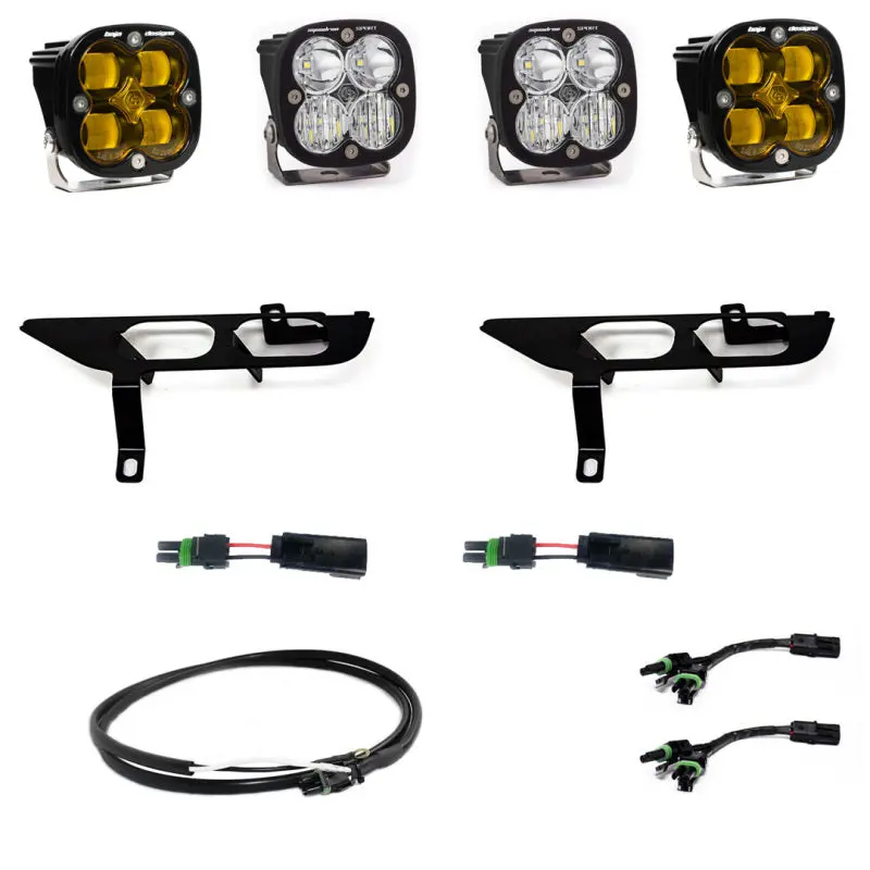Baja Designs Sport Series Fog Light Pocket Kit For 2021+ Ford F-150 – Amber Led 1