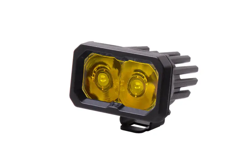 Diode Dynamics Stage Series 2-Inch Led Pod Light – Yellow Spot Beam, Abl-Compliant 1