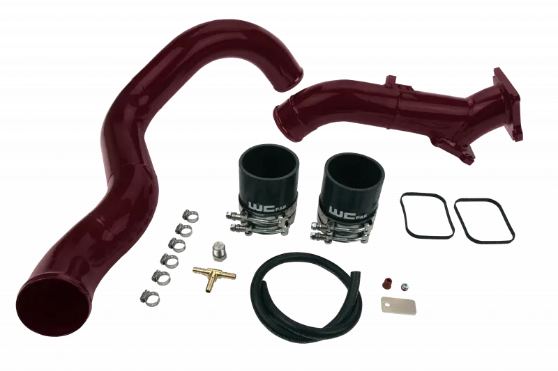 Wehrli 3-Inch Y-Bridge Exhaust Kit For 2001–2004 Chevrolet Lb7 Duramax 6.6L – Semi-Gloss Black Finish 1