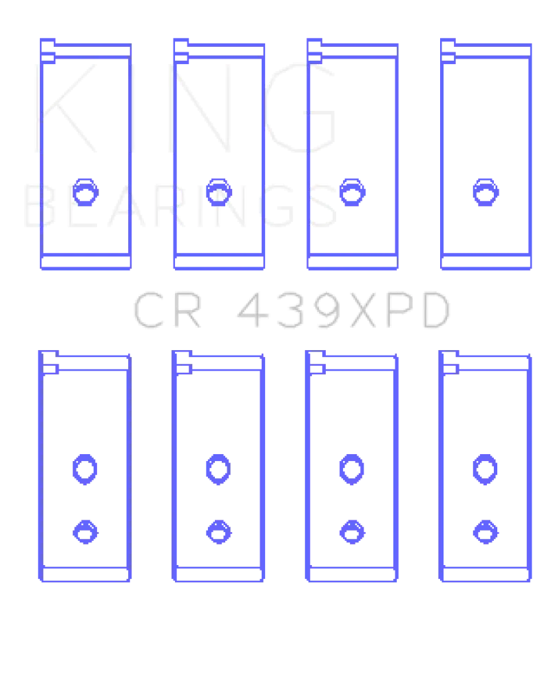 King Performance Rod Bearing Set With Std Dowels For Honda B-Series Engines 1