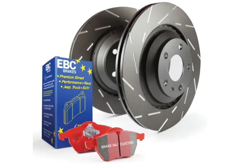 Ebc Redstuff Street/Track Brake Kit – S4 Series Pads & Usr Drilled & Slotted Rotors 1