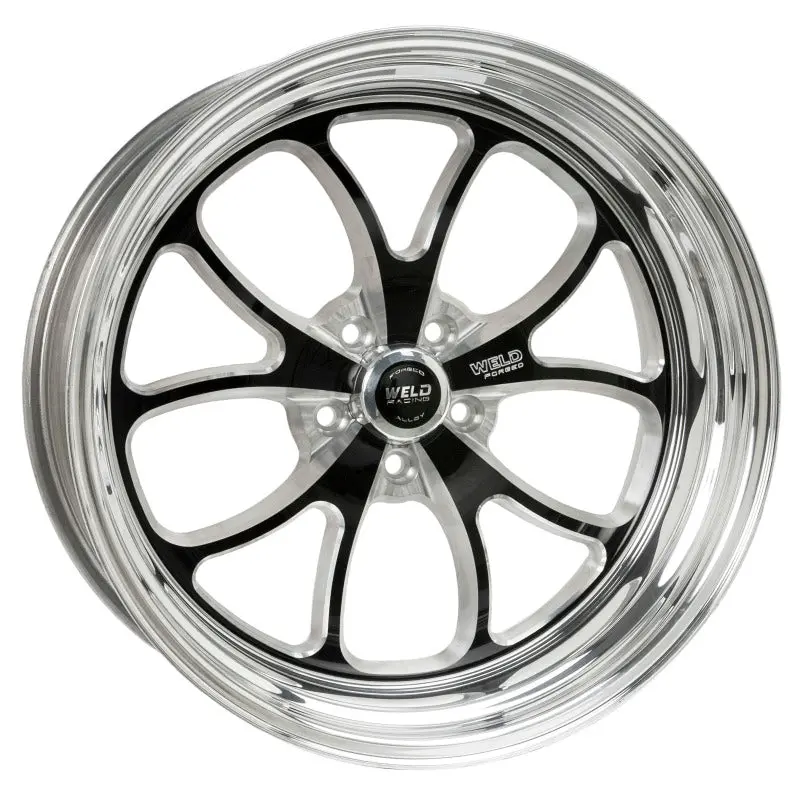 Weld S76 20X15 / 5X115Mm Bp / 7.8In. Bs Black Wheel (High Pad) - Non-Beadlock 1
