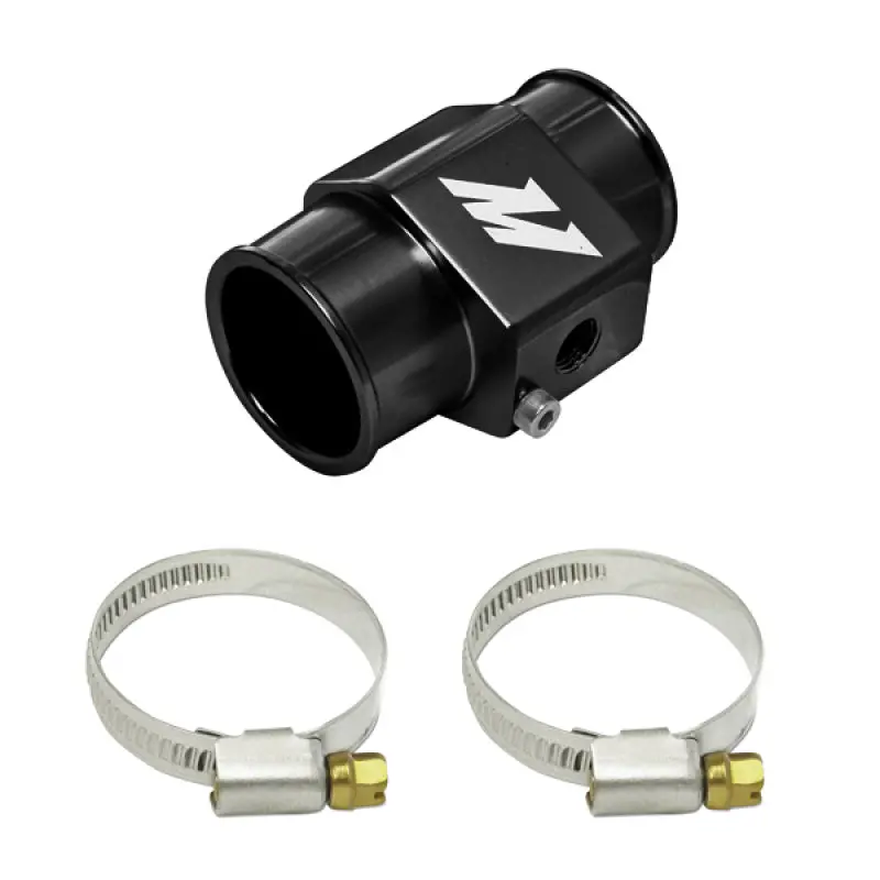 Mishimoto 38Mm Black Water Temperature Sensor Adapter 1