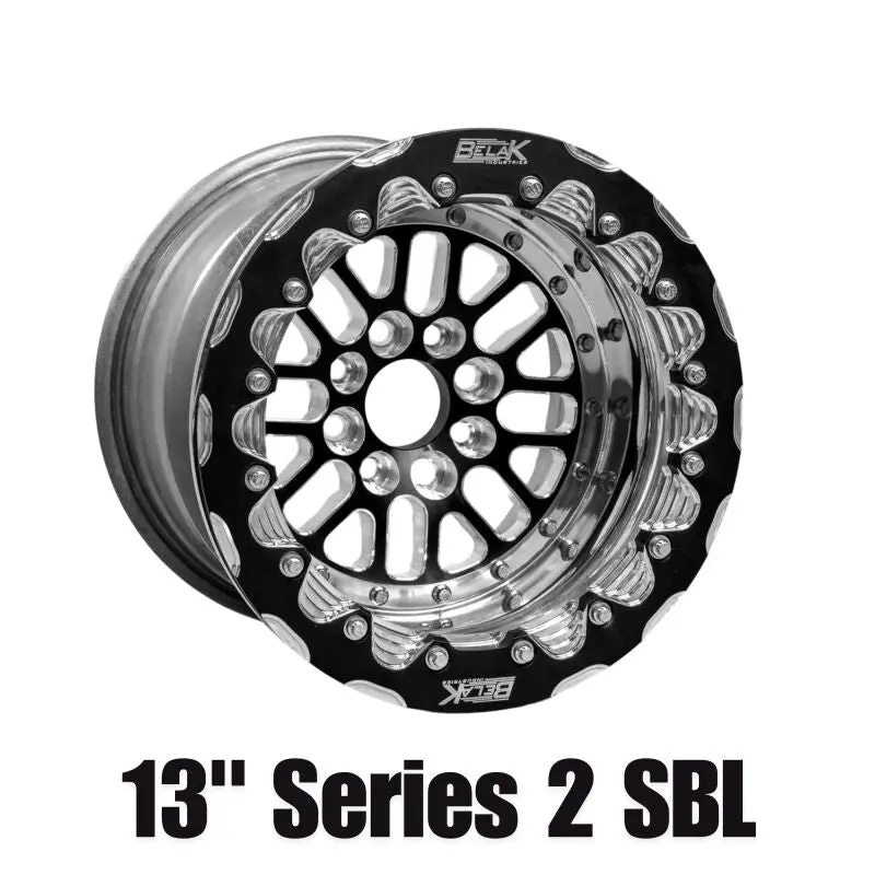 Belak Single Beadlock Wheel — 13X10 Inches, 5-Inch Backspace, 5X100Mm Bolt Pattern, High-Pad Series 2 1