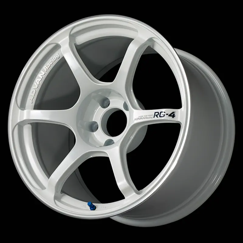 Advan Rg-4 17X10.0 / +35 Offset / 5-114.3 / 73Mm Bore / Racing White Metallic & Ring 1