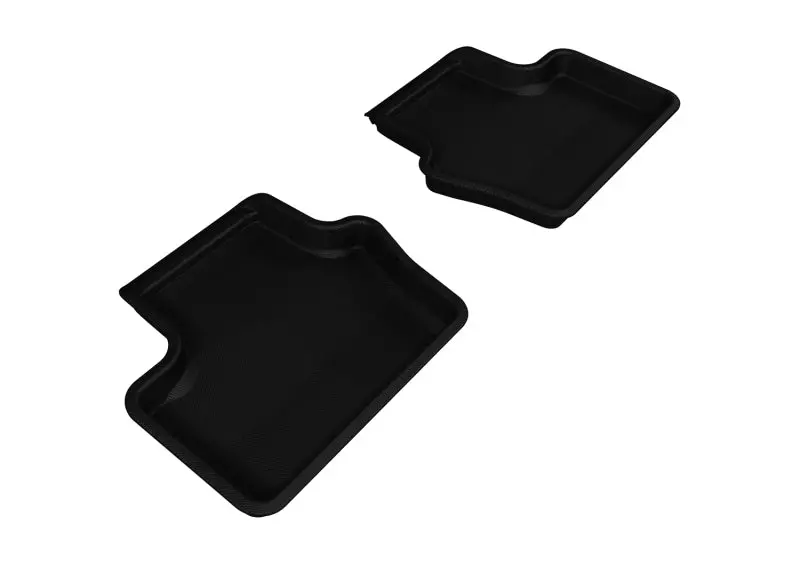3D Maxpider 2007-2017 Jeep Compass/Patriot Kagu 2Nd Row Floormats - Black 1