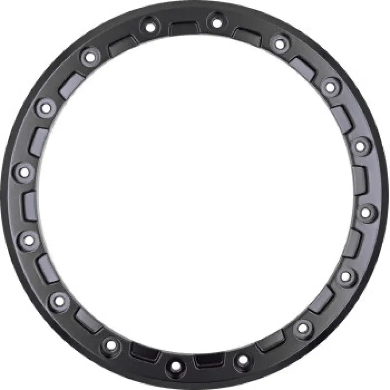 Raceline Podium Series Beadlock Ring — 15-Inch, 16-Hole, 10Mm Bolt Pattern, Matte Black Finish 1