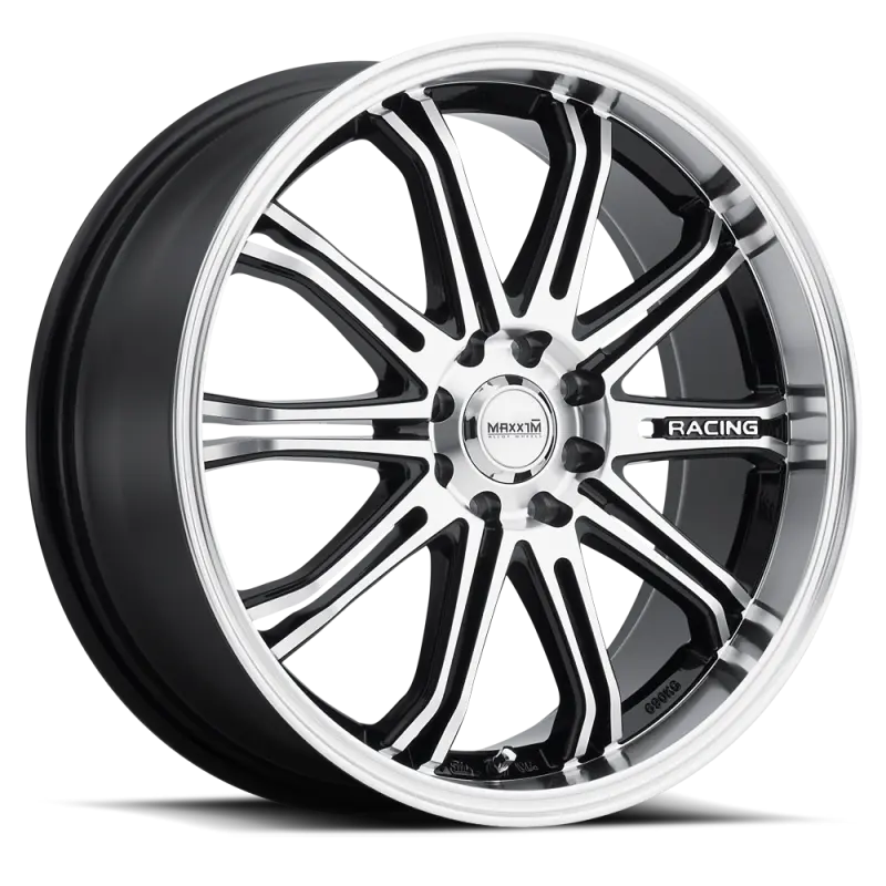 Maxxim Ferris 15X6.5 8X100/114.3 Et38 Black Machine Face 1