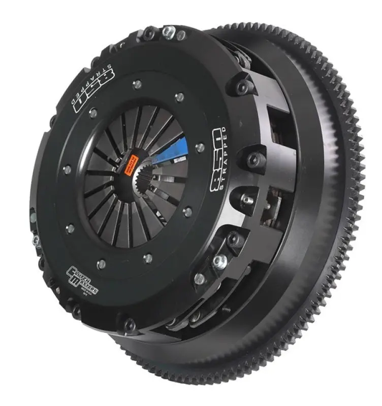 Clutch Masters Strapped Series Clutch Assembly For 1990–1997 Mitsubishi 3000Gt Vr-4 (3.0L Twin-Turbo Awd) W/ Steel Flywheel 1