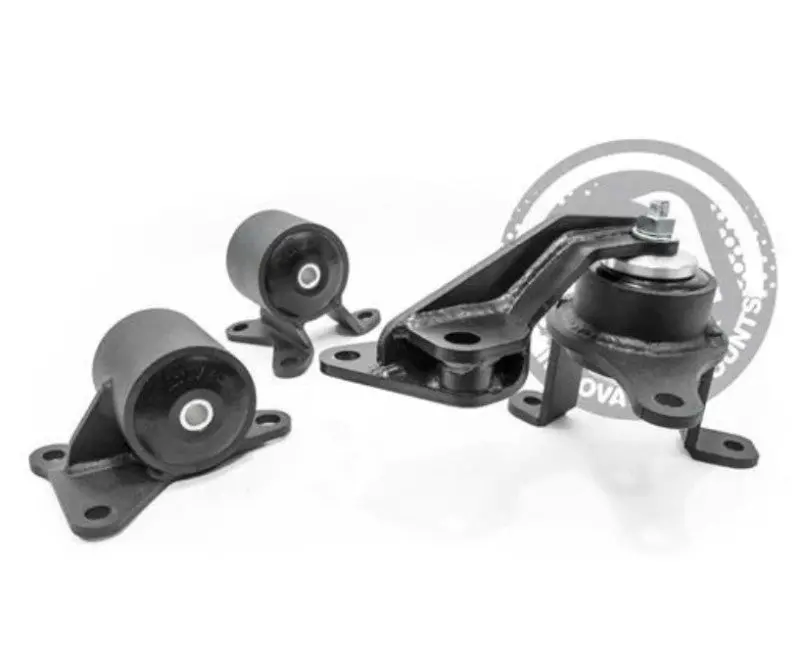 Innovative Motor Mounts For 1998–2002 Honda Accord F-Series – Black Steel With 75A Durometer Bushings 1