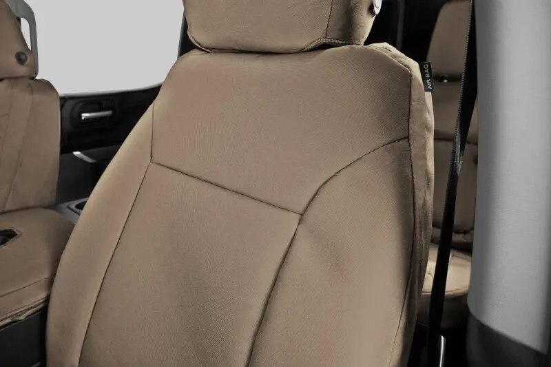 Covercraft Endura Precisionfit Second Row Seat Covers For 2018–2024 Jeep Wrangler — Dual-Tan Polycotton 1