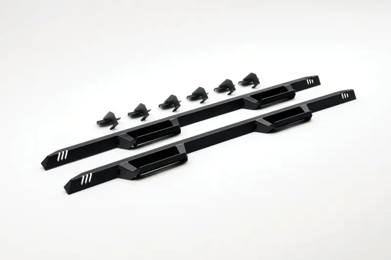 N-Fab Epyx Full-Length Rocker Panel Protection For 2021 Ford Bronco 2-Door Gas Srw – Texas Black Finish 1