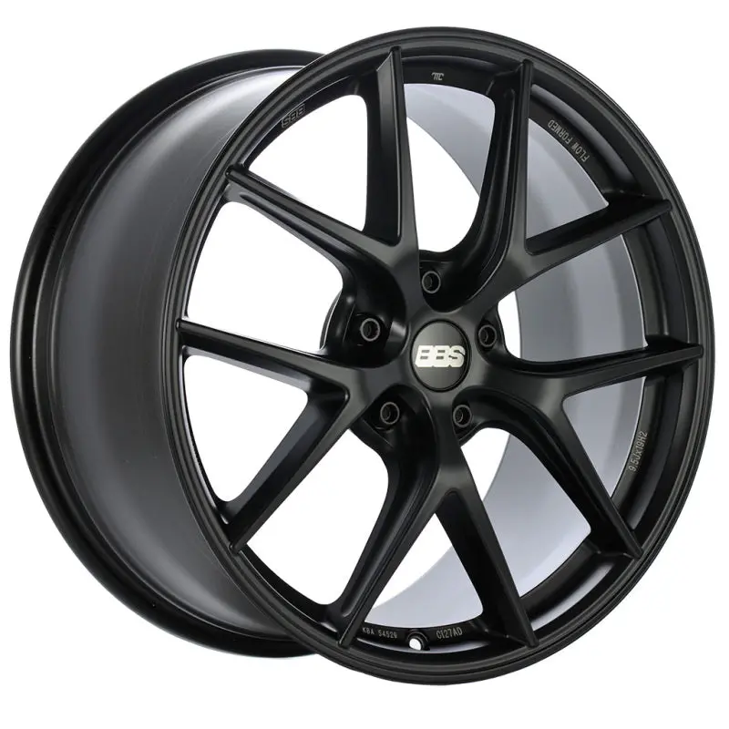 Bbs Ci-R Forged Alloy Wheel – 19X10.5 Inch, Et46 Offset, Satin Black Finish (Face 2 Design) 1