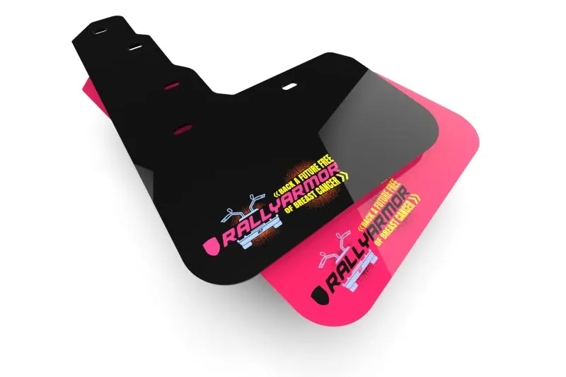 Rally Armor Bce-Branded Pink Mud Flaps For 2013–2018 & 2019 Usdm Ford Fiesta St 1