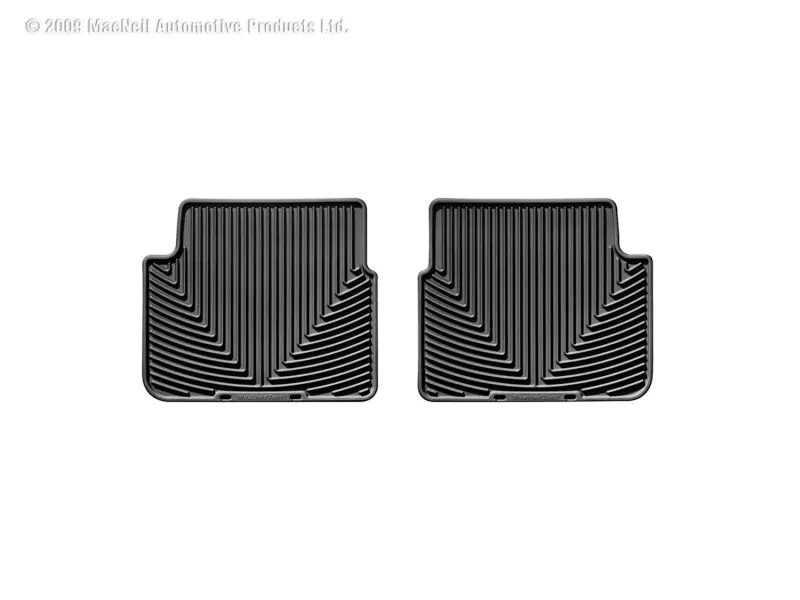 Weathertech 09-13 Toyota Corolla Rear Rubber Mats - Black 1