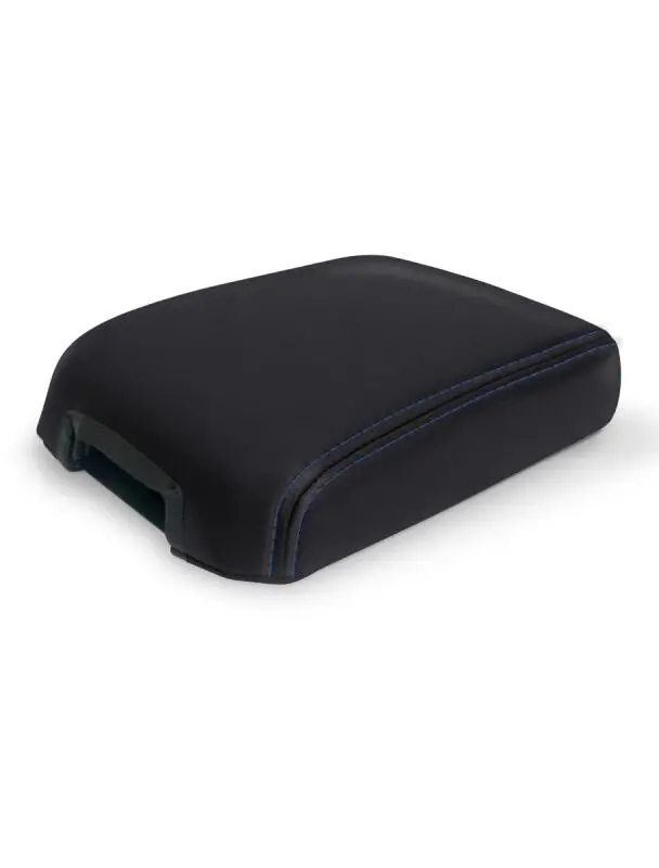 Prp Center Console Cover For 2016–2023 Toyota Tacoma – Black/Navy Blue Trim 1