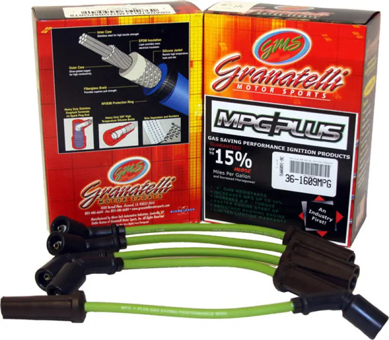 Granatelli 1982 Buick Century 6Cyl 3.0L Mpg Plus Ignition Wires 1