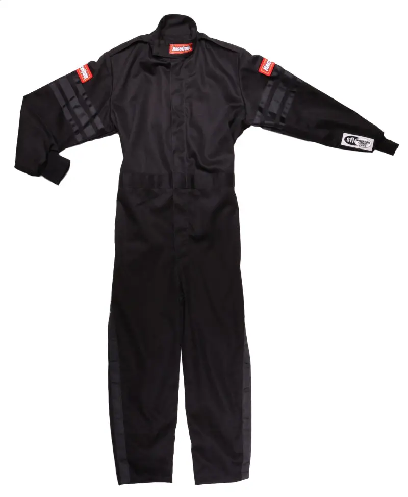 Racequip Sfi-Certified Junior Racing Suit — Black Trim, Kids’ Small Size (Fia 8856-2018 Compliant) 1